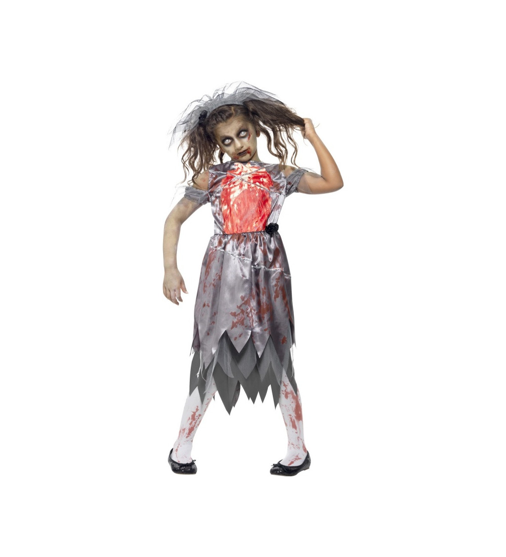 Detský kostým "Zombie nevesta"