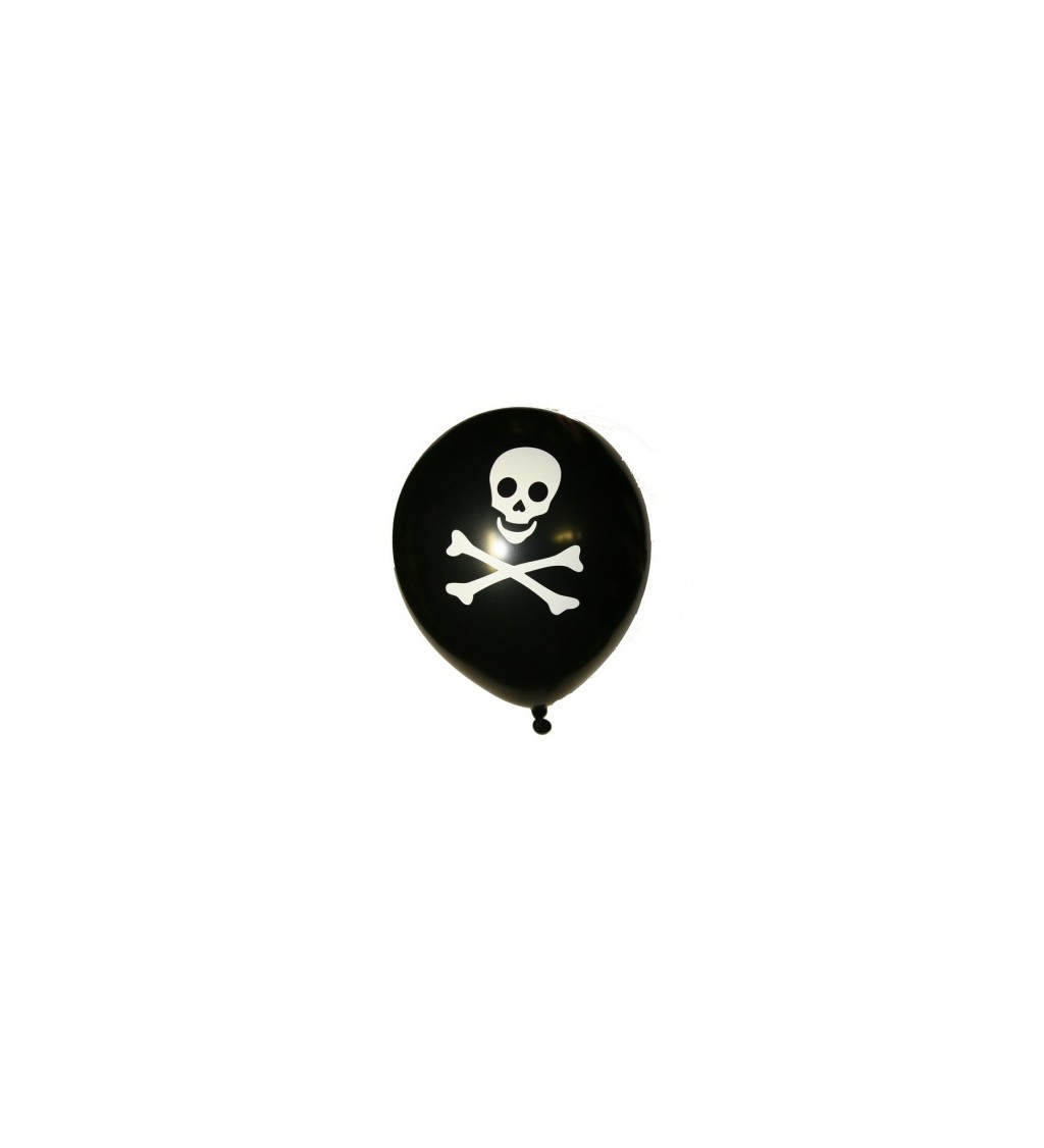 Dekoračný balónik Pirát s lebkou alebo pirátskou loďou