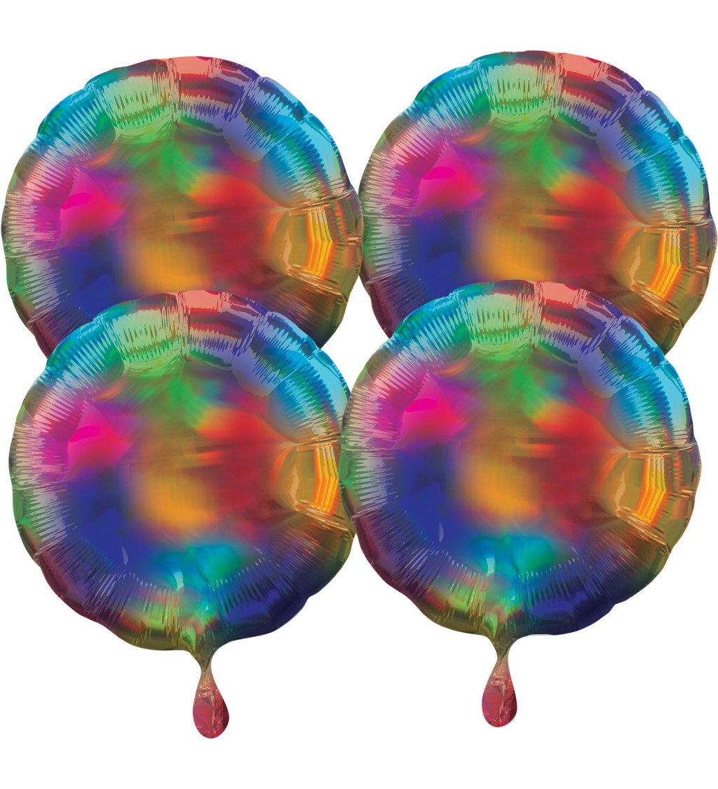 Sada dúhových pastelových balónov II