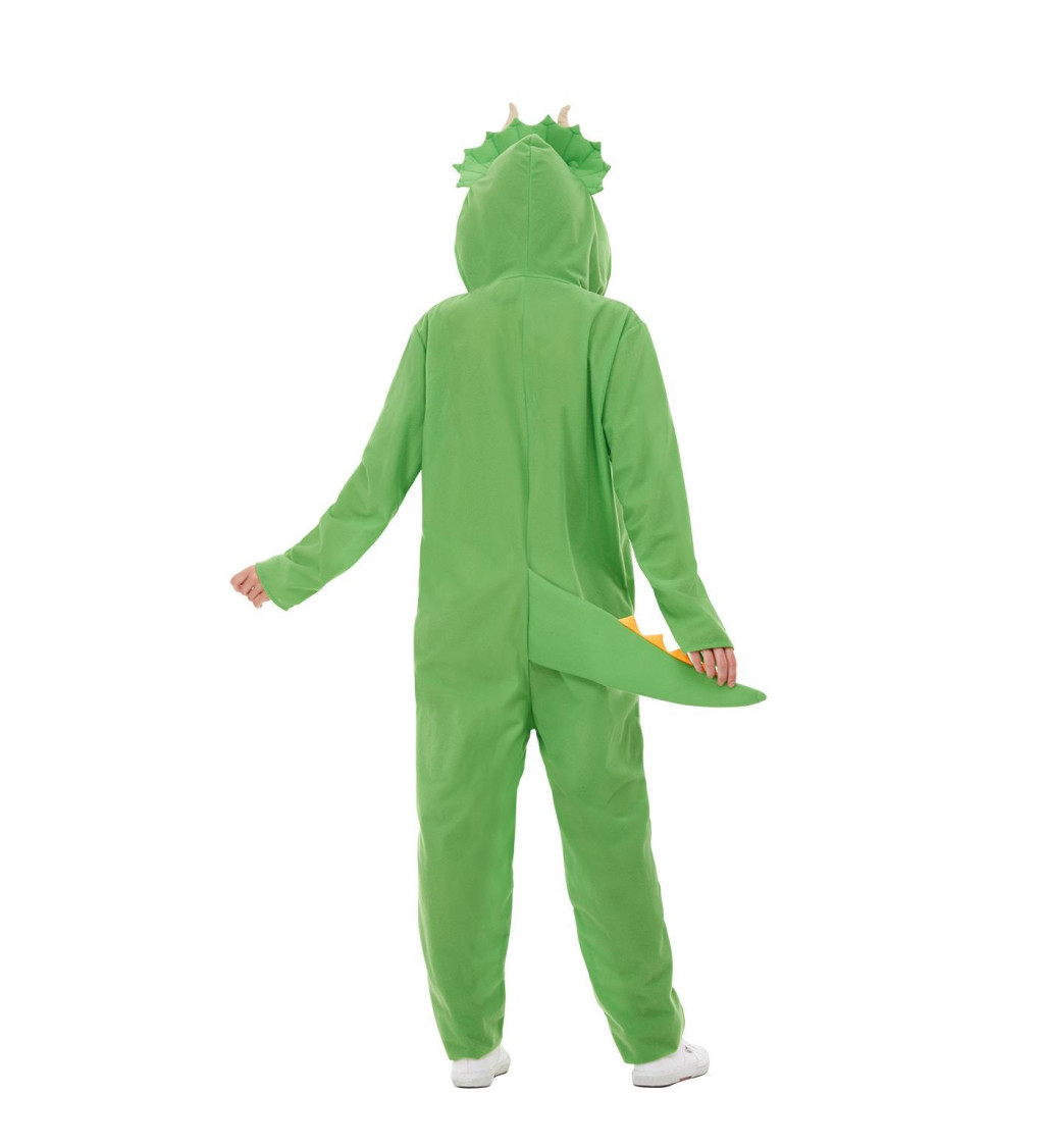 Unisex kostým Zelený dinosaurus