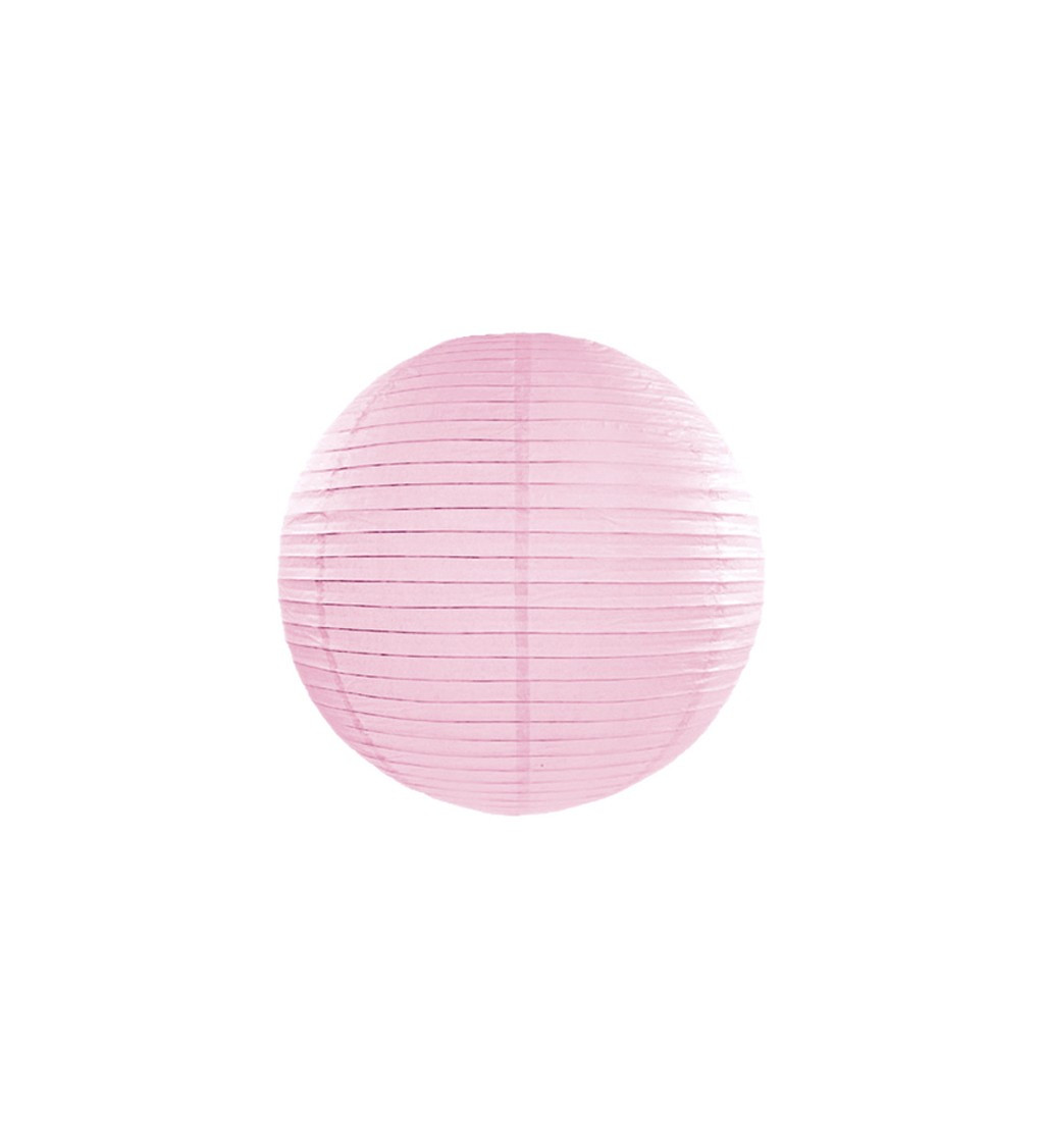 Papierový lampión II - ružový 35 cm