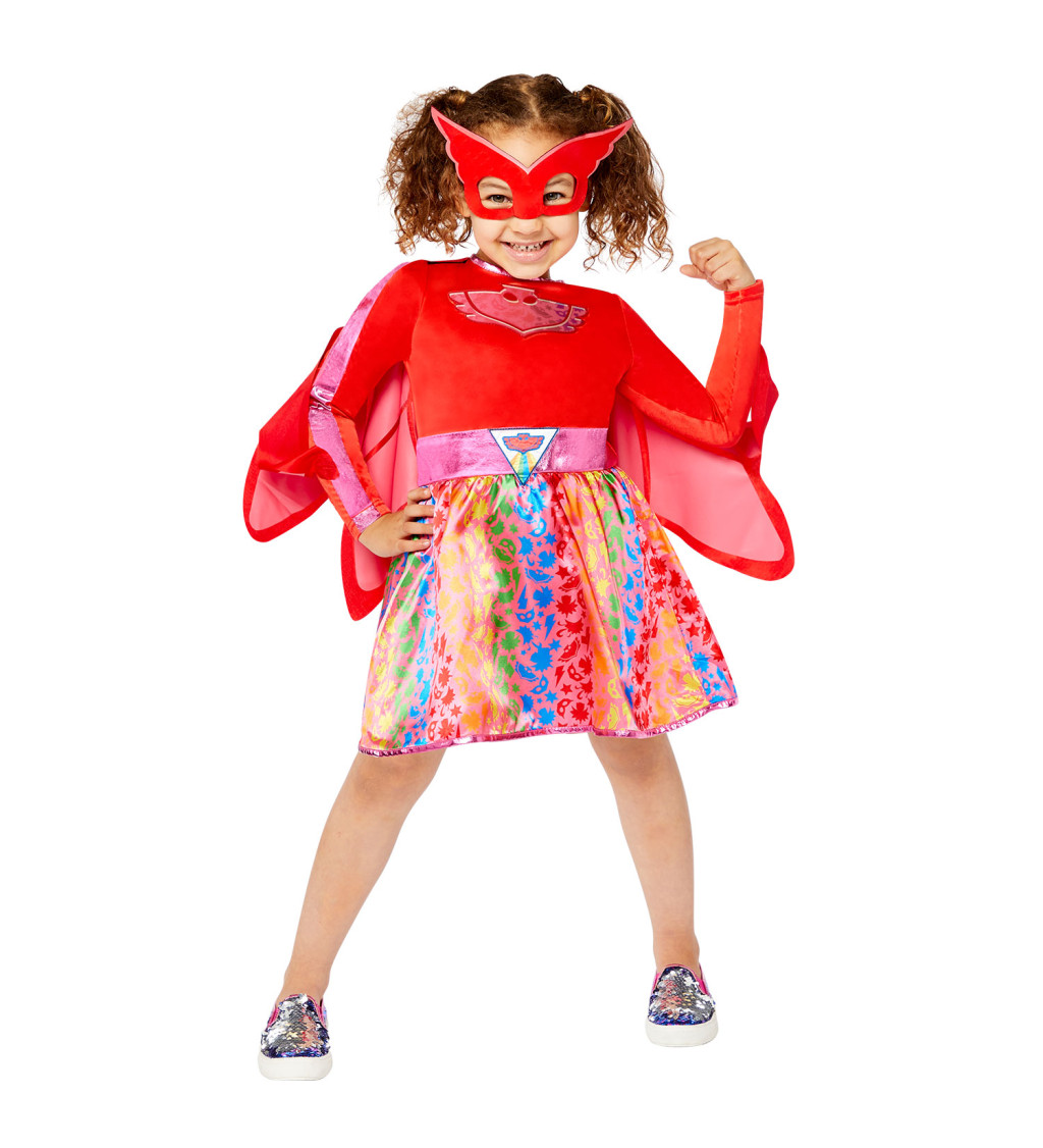 Detský kostým Sova superhrdinka