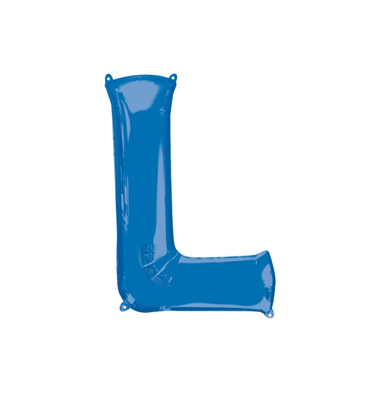 Fóliový balónik "L", modrý