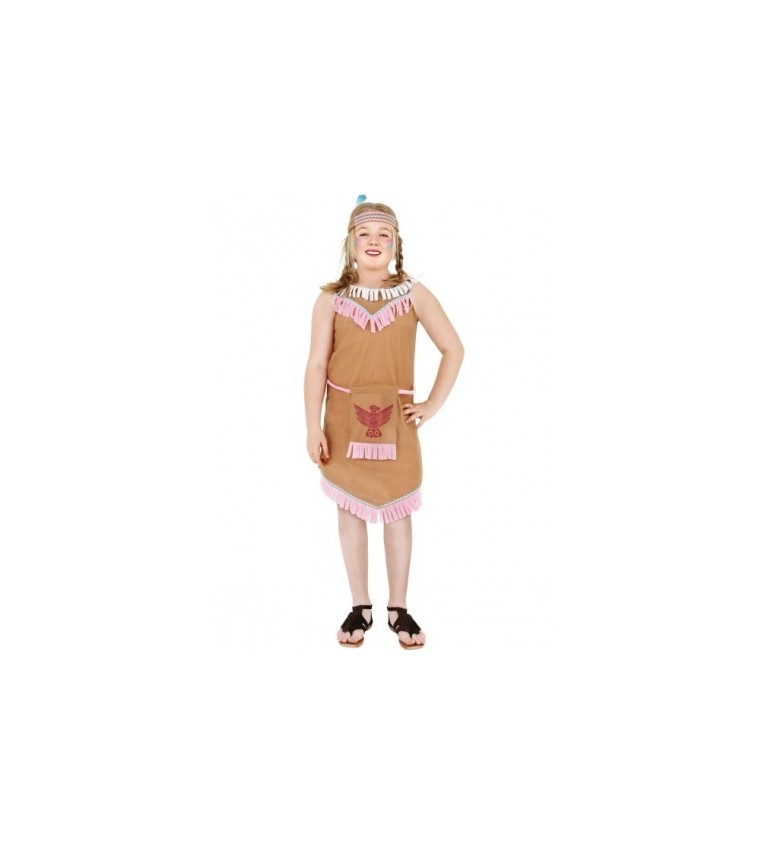 Detský kostým - Indiánka deluxe