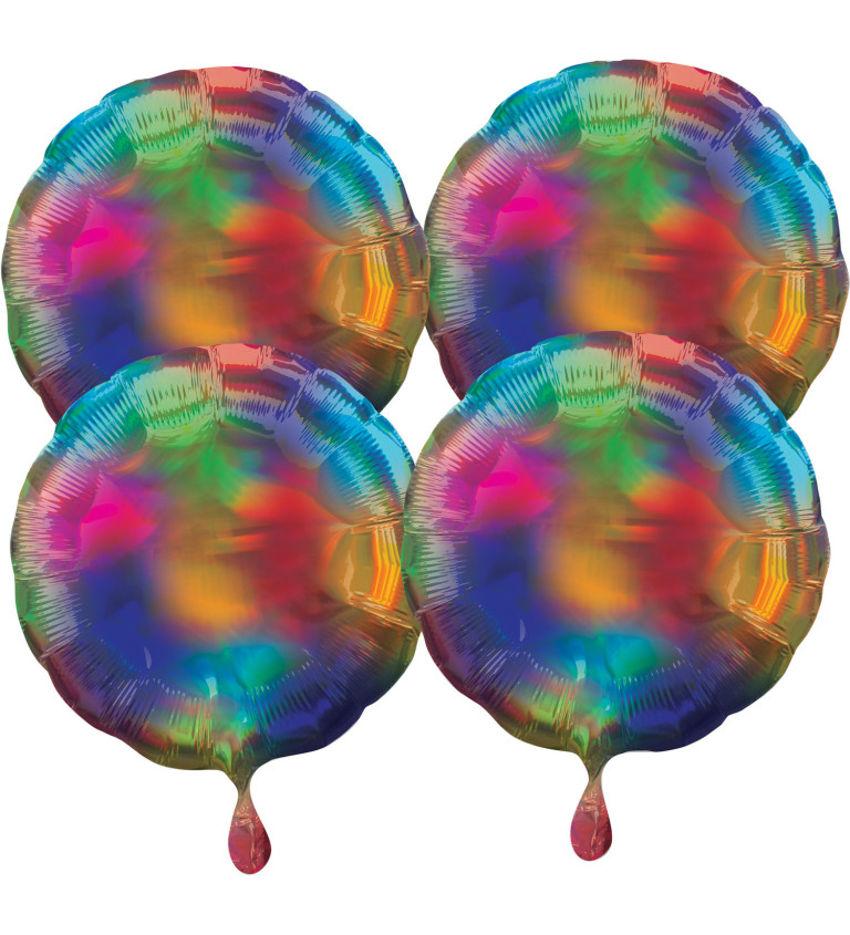 Sada dúhových pastelových balónov II