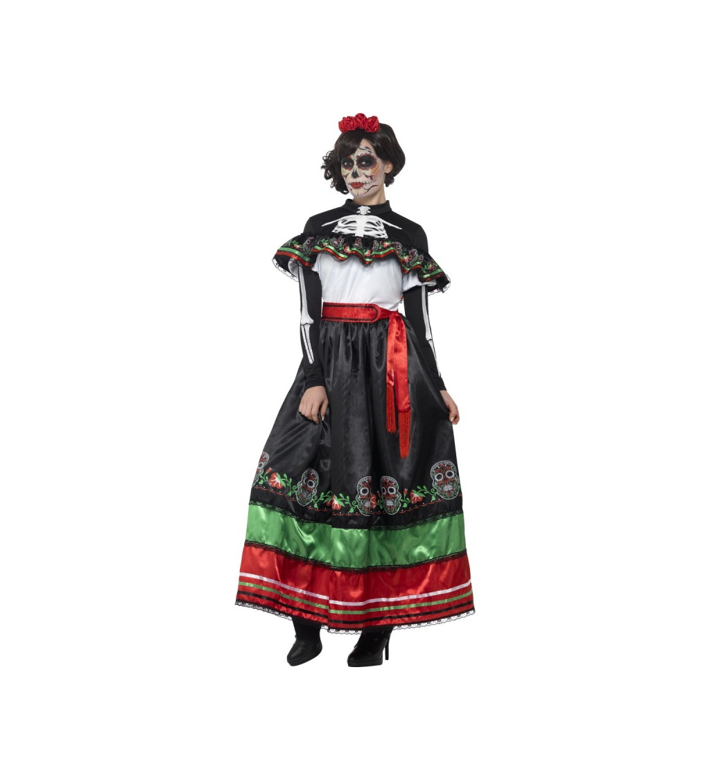 Dámsky kostým Mŕtva mexická tanečnica