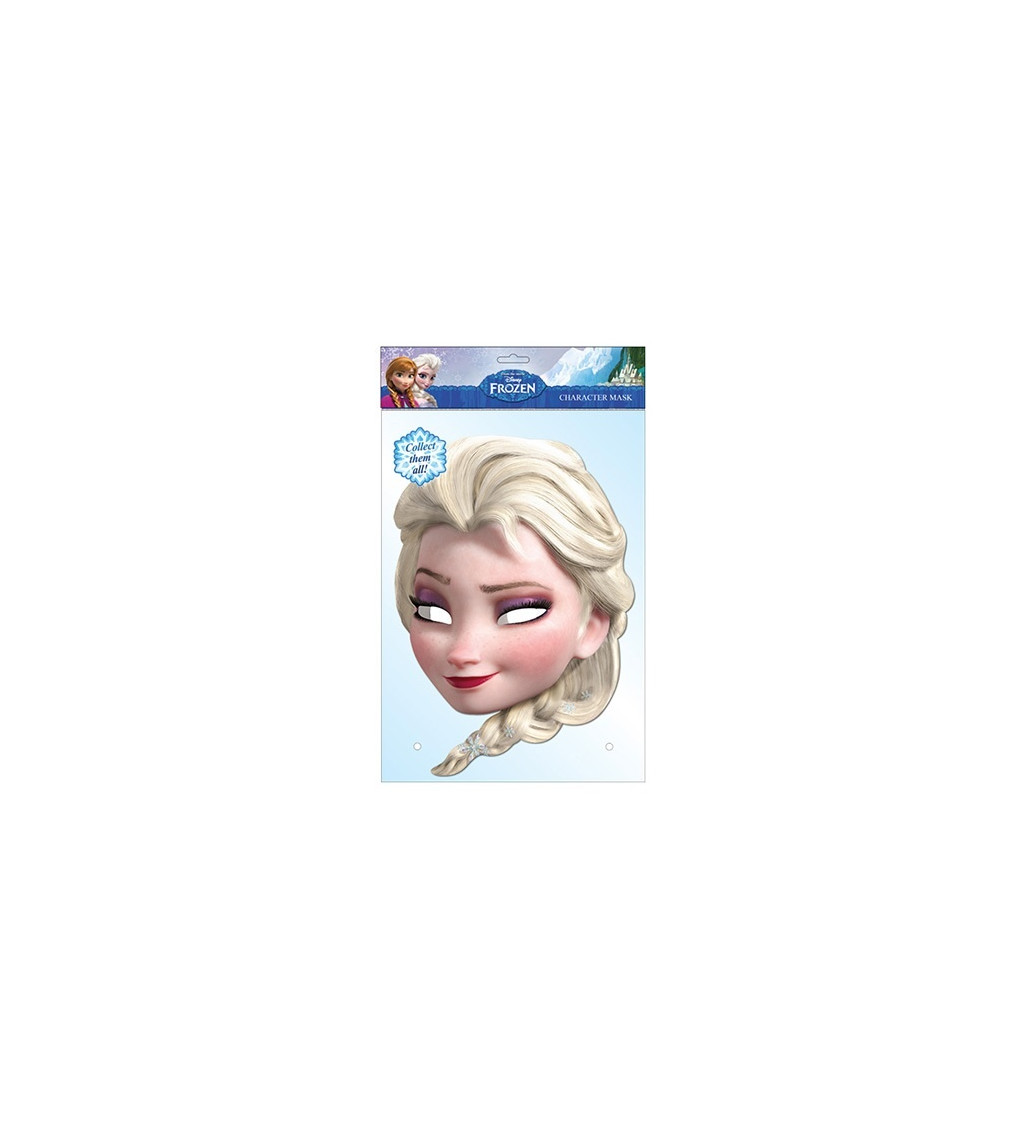 Papierová maska - Elsa
