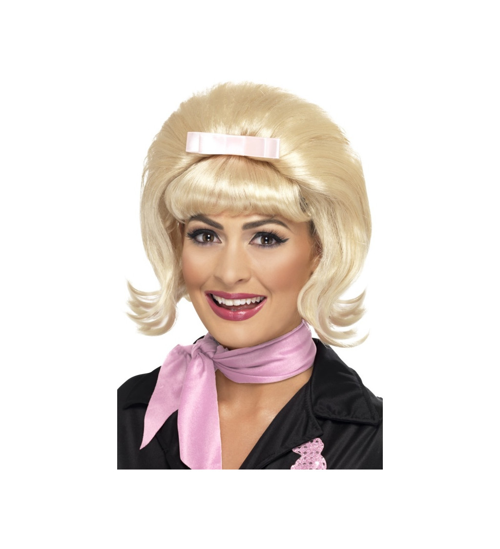 Parochňa 50. roky - ružová mašľa