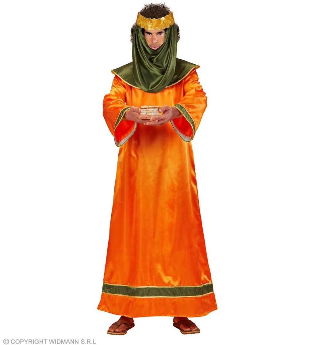 Kostým "Biblický kráľ" - oranžový