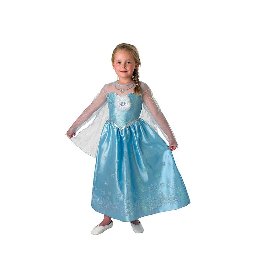 Detský kostým - Elsa z Frozen deluxe