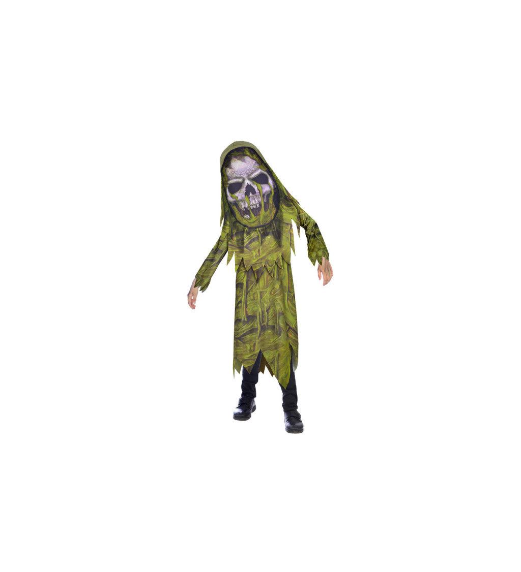 Detský kostým Bažinová zombie, veľká hlava