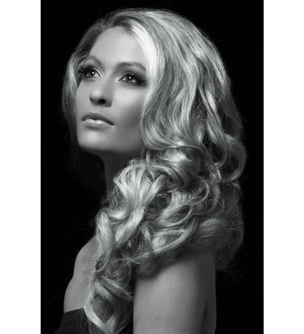 Farebný sprej na vlasy - strieborná