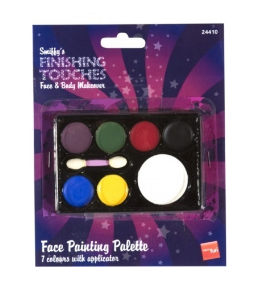 Farebná paleta na tvár