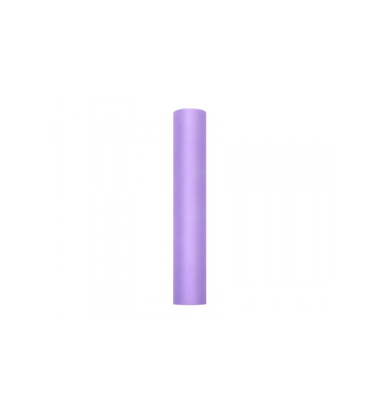 Dekoračný fialový tyl 0,5 x 9 m