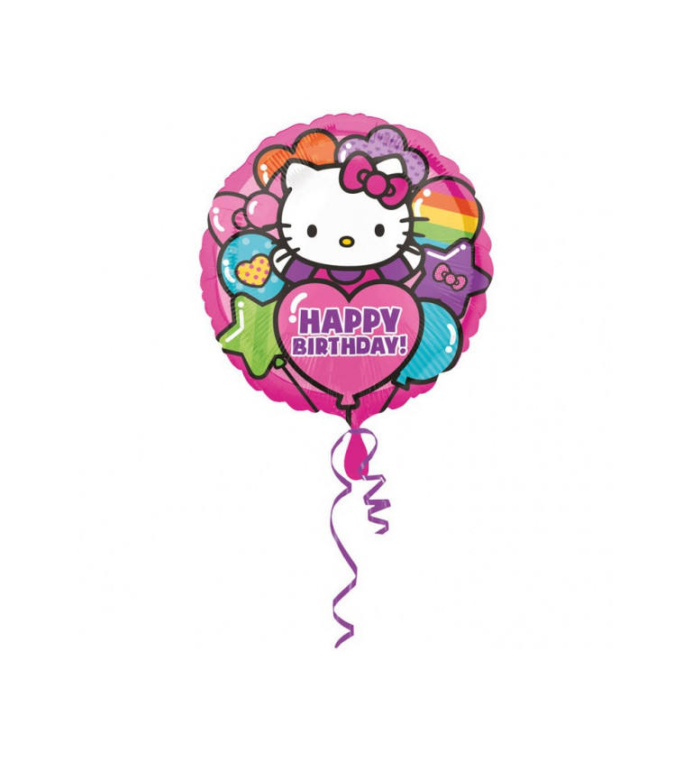Okrúhly balón Hello Kitty