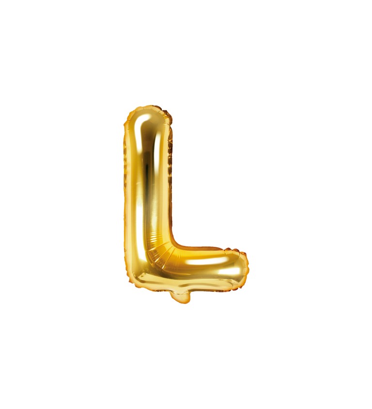 Fóliový balónik L - zlatý