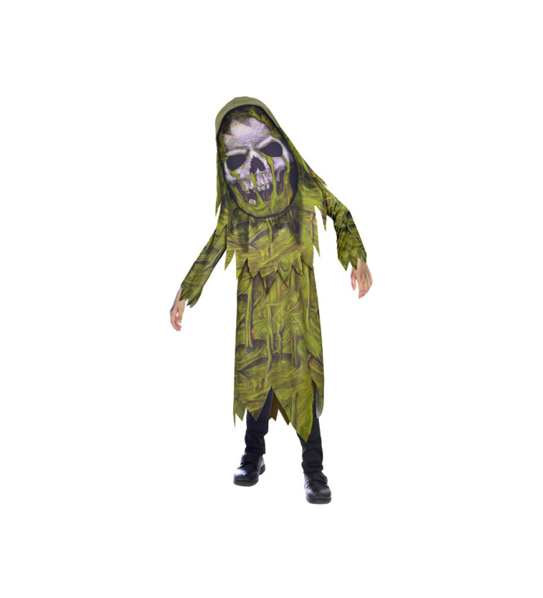 Detský kostým Bažinová zombie, veľká hlava